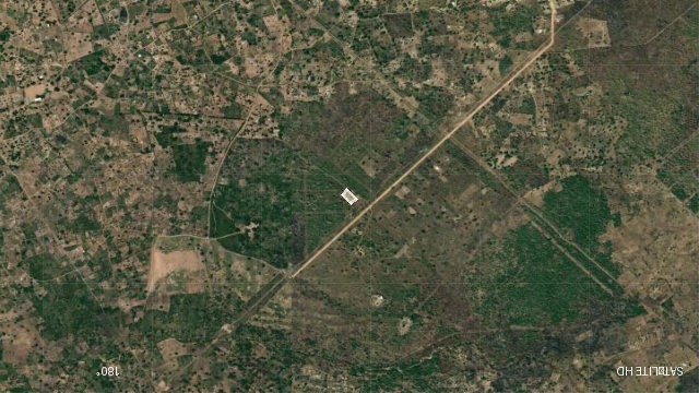 Satélite ângulo 180° da parcela 1