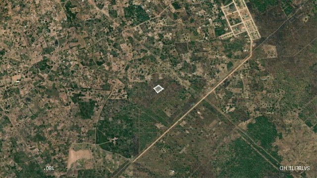 Satélite ângulo 180° da parcela 21