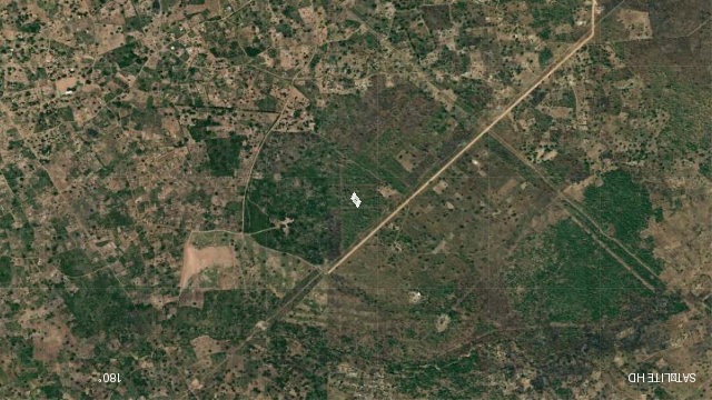 Satélite ângulo 180° da parcela 9